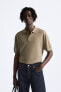 COTTON - LYOCELL KNIT POLO SHIRT