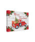 Фото #2 товара Jean Plout 'Vintage Red Truck Christmas' Canvas Art - 32" x 24"