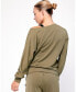 Фото #2 товара Women's Karma Graphic Viscose Blend Long Sleeve Top for Women