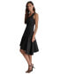 Фото #3 товара Women's Scoop-Neck Asymmetrical A-Line Dress