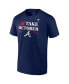 Men's Navy Atlanta Braves 2023 Postseason Locker Room T-shirt Синий, 4XL - фото #2