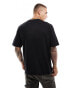 Jack & Jones oversized t-shirt with nylon pocket in black