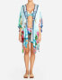 Johnny Was Costa Azul Short Kimono Swimwear - CSW9721-M Retail $228.00