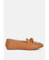 ფოტო #1 პროდუქტის Denali faux leather flat loafers