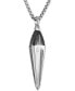 Фото #3 товара Men's Damascus Sword Pendant Necklace in Sterling Silver-Plate, 24" + 2" extender