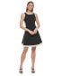 Фото #1 товара Petite Sleeveless Contrast-Trimmed Dress