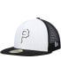 ფოტო #2 პროდუქტის Men's White, Black Pittsburgh Pirates 2023 On-Field Batting Practice 59FIFTY Fitted Hat