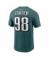 Фото #3 товара Men's Jalen Carter Midnight Green Philadelphia Eagles 2023 NFL Draft First Round Pick Player Name and Number T-shirt