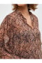 Фото #81 товара Блузка женская Koton - Этническая шифоновая блуза с воздушными рукавами и кисточками