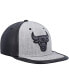 ფოტო #2 პროდუქტის Men's Heathered Gray Chicago Bulls Day One Snapback Hat