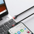 Фото #9 товара Kątowy kabel przewód Power Delivery z bocznym wtykiem USB-C Iphone Lightning 1m 20W czerwony