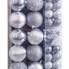 Ёлочные шарики Серебристый (50 штук)