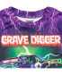 Toddler Boys T-Shirt to Grave Digger El Toro Loco Megalodon