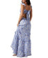 ფოტო #2 პროდუქტის Women's Cassis Floral Print Maxi Dress