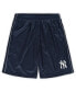 Men's Navy New York Yankees Big Tall Mesh Shorts