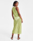 Фото #2 товара Juniors' Fern Button Front Midi Dress Cover-Up, Created for Macy's