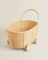 Фото #5 товара Rattan trolley with wheels