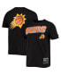 Фото #1 товара Men's Black Phoenix Suns Mesh Capsule Taping T-shirt