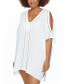 Фото #3 товара Plus Size Tranquillo Cold-Shoulder Cover Up Tunic