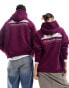 Фото #3 товара New Balance Home Again unisex hoodie in burgundy - exclusive to ASOS