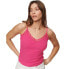 ფოტო #1 პროდუქტის SUPERDRY Essential Rib Lace sleeveless V neck T-Shirt