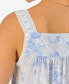 Women's Cotton Printed Sleeveless Nightgown