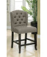 Colette Tufted Upholstered Pub Chair (Set of 2)