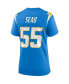 Фото #6 товара Women's Junior Seau Powder Blue Los Angeles Chargers Game Retired Player Jersey