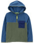 Фото #2 товара Kid Colorblock Fleece Pullover - Green 8