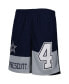 ფოტო #3 პროდუქტის Big Boys Dak Prescott Navy Dallas Cowboys Name and Number Player Shorts