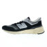 Фото #9 товара New Balance 997R U997RHC Mens Black Suede Lace Up Lifestyle Sneakers Shoes