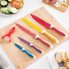 Фото #12 товара Кухонные ножи с керамическим покрытием и овощечисткой Knoolvs InnovaGoods 6 предметов