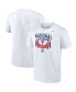 Фото #1 товара Men's White Philadelphia Phillies 2022 National League Champions Locker Room Short Sleeve T-shirt