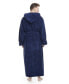 Фото #6 товара Men's Soft Fleece Robe, Ankle Length Hooded Turkish Bathrobe