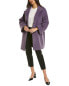 Фото #1 товара Cinzia Rocca Icons Wool & Cashmere-Blend Coat Women's Purple 46