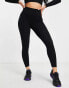 HIIT seamless rib legging in black