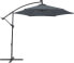 Shumee Parasol ogrodowy LED 285 cm szary CORVAL