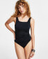 ფოტო #4 პროდუქტის Women's Ruched Twisted-Strap Bodysuit, Created for Macy's