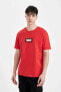 Erkek T-shirt Kırmızı B8101ax/rd172
