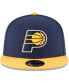 ფოტო #2 პროდუქტის Men's Navy, Gold Indiana Pacers Two-Tone 9FIFTY Adjustable Hat