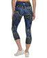 Women's Printed High-Waist Cropped Leggings