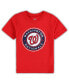 Фото #1 товара Toddler Boys and Girls Red Washington Nationals Team Crew Primary Logo T-shirt