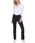 Фото #1 товара Slim-Fit Bootcut Pull-On Jeans