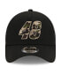 ფოტო #2 პროდუქტის Men's Black Alex Bowman Camo 9FORTY A-Frame Trucker Adjustable Hat