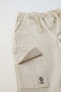 Фото #4 товара Холщовые брюки с карманами ZARA
