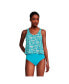 ფოტო #3 პროდუქტის Women's V-neck One Piece Fauxkini Swimsuit Faux Tankini Top