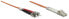 Фото #4 товара Intellinet Fiber Optic Patch Cable - OM2 - LC/ST - 5m - Orange - Duplex - Multimode - 50/125 µm - LSZH - Fibre - Lifetime Warranty - Polybag - 5 m - OM2 - LC - ST