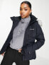 Фото #1 товара Columbia Ski Lay D Down II faux fur trimmed insulated jacket in black