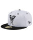 Фото #3 товара Men's White Inter Miami CF Throwback Mesh 59FIFTY Fitted Hat