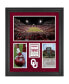 Фото #1 товара Oklahoma Sooners Gaylord Family-Oklahoma Memorial Stadium Framed 20'' x 24'' 3-Opening Collage